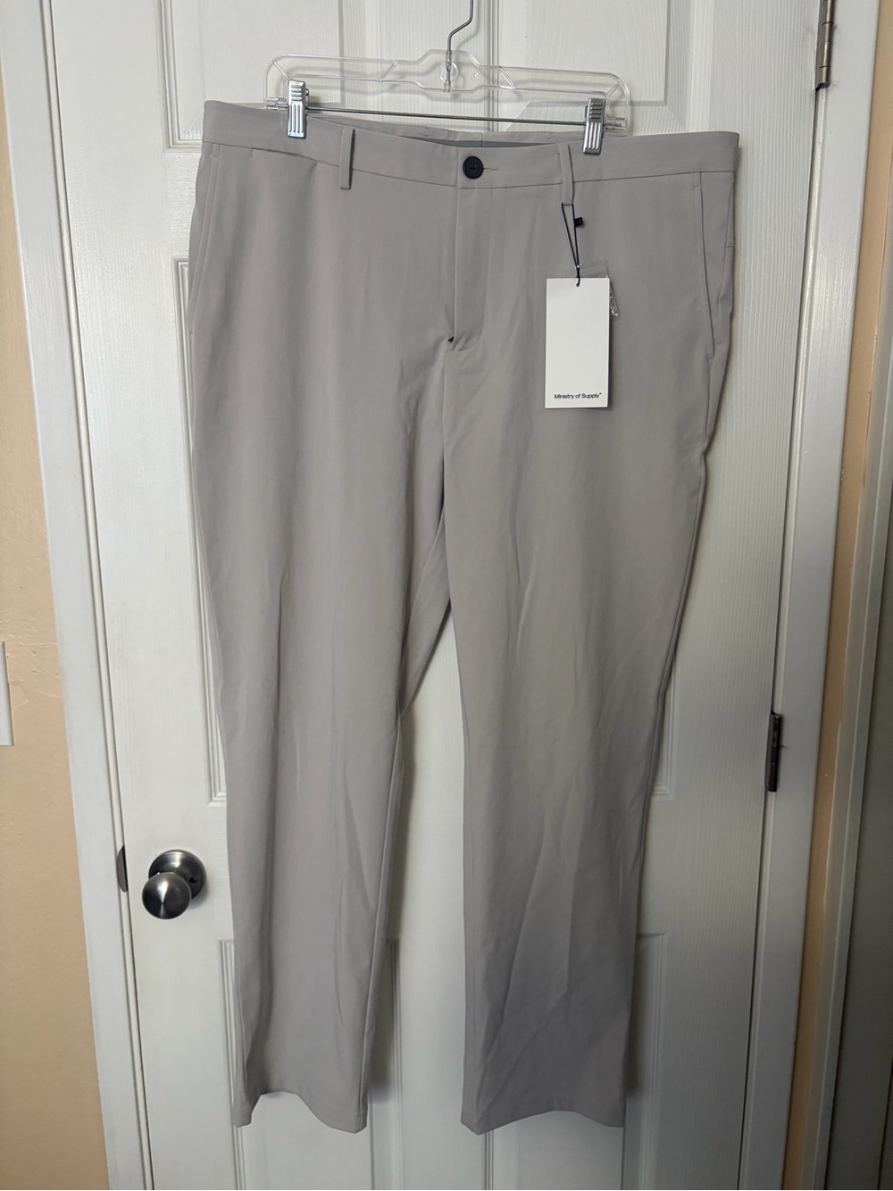 Ministry of Supply Men's Pants in Light Taupe